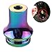 Dewhel SHIFT KNOB BOOT RETAINER/ADAPTER FOR MANUAL GEAR SHIFTER LEVER 10X1.5 Color Neo Chrome