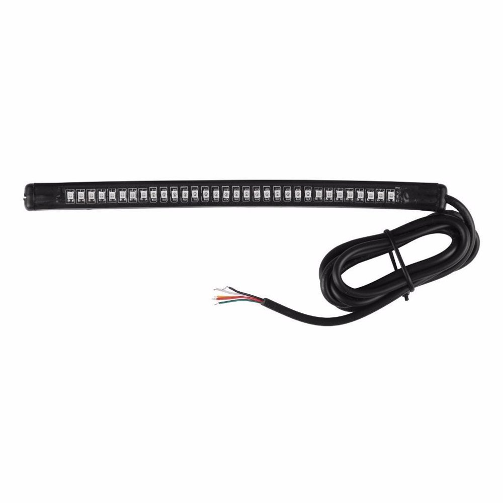 Motorcycle Light Strip, Prime Autobots 32 SMD LED Flexible Turn Signal Brake Strip Light and Tail Light (ADP32)