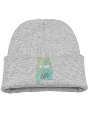 Alabama Bear Home State Baby Warm Hat Cute Cotton Cap Beanies