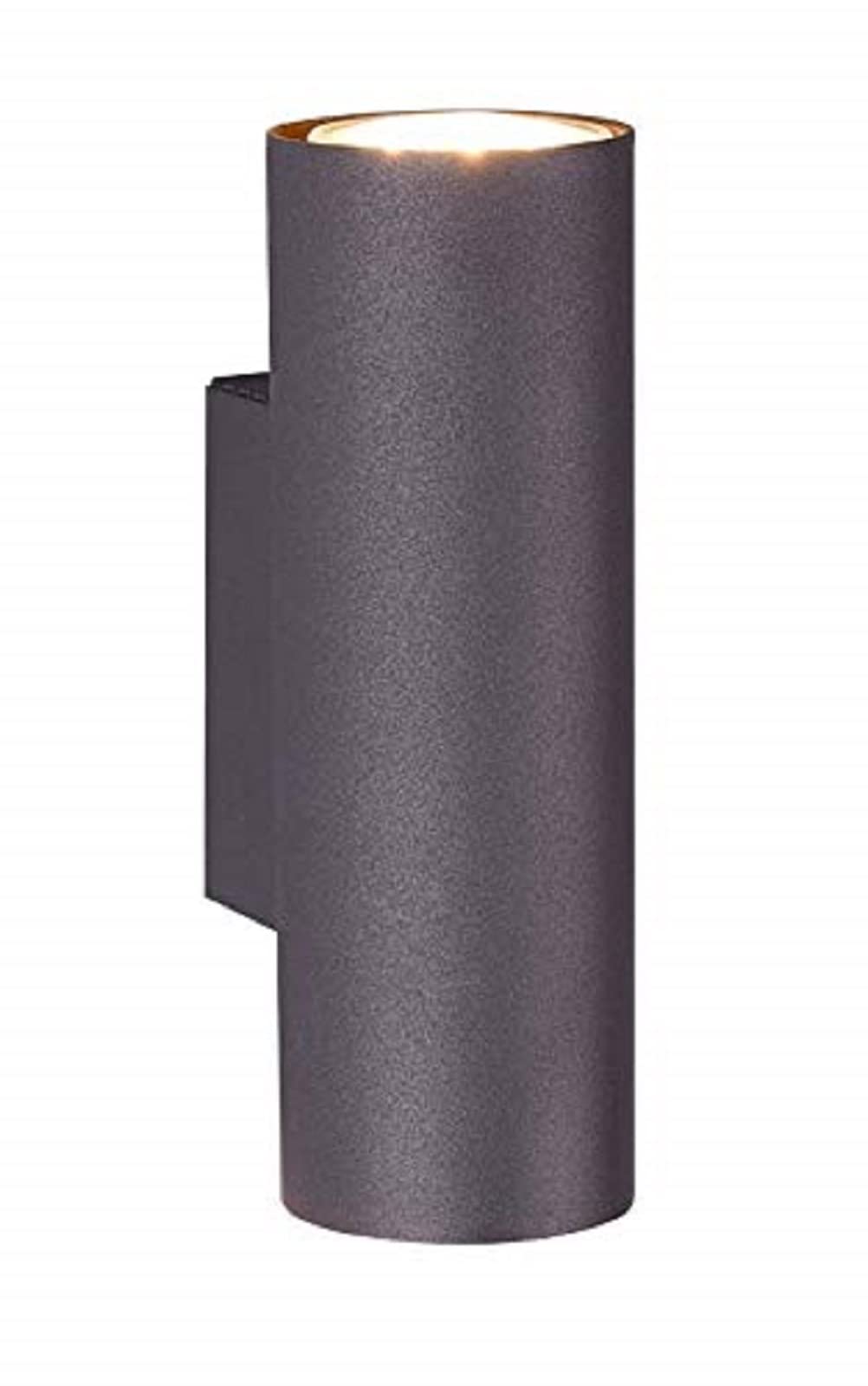 Trio Leuchten Marley 212400232 Wall Light Matt Black Metal 2-Bulb Wall Light Excl. 1 x GU10