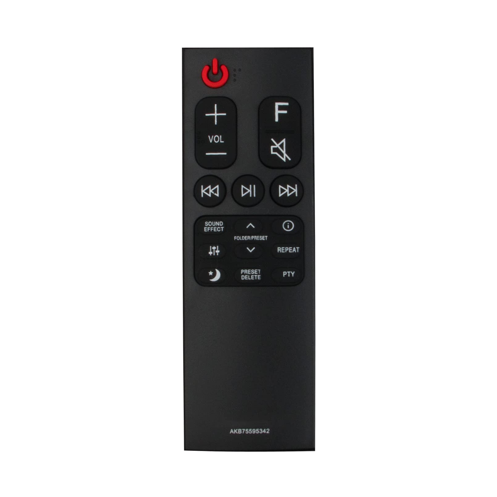 New AKB75595342 Replace Remote Control - VINABTY AKB75595342 Soundbar Remote Control Replacement fit for LG SL5Y SL6Y SL7Y SN6Y Sound Bar Speaker Remote Controller