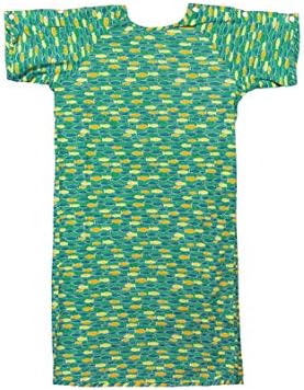 Karen Neuburger Pediatric Iv Gown with Snap Sleeves and Tie Back - Flame Resistant (Small Light Green) 1 Dozen