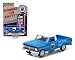 NEW 1:64 GREENLIGHT RUNNING ON EMPTY COLLECTION - BLUE 1972 FORD F-100 - CHEVRON Diecast Model Car By Greenlight