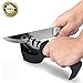 Kitchen knife sharpner set steel diamond,ceramic sharpeners kit tool for handheld portable pocket knifes, professional kitchen sharpening system