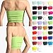 TheMogan Basic Layering Seamless Bra Crop Tube Top Bandeau Strapless Brarette