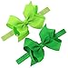 Chiffon Boutique Baby Girls Infant Headbands With Kids Hair Bows Set Of 15 Colors