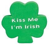 Tenna Tops Irish St. Patrick's Day Shamrock Car Antenna Topper / Antenna Ball / Mirror Dangler