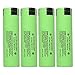 4 Pcs Flat Top Batteries 18650 3.7V 3400mAH High-Capacity Lithium Rechargeable Battery for LED Lights/Toys/MP3/TV Remote Controls/Alarm Clocks/Flashlight Torch/not aa Battery, not Button Top