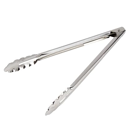 Dynore Stainless Steel Utility Tong, Silver