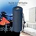 XENEO X21 Portable Bluetooth Wireless Speaker Waterproof with FM Radio, Micro SD Card MP3 Player for Outdoor (Blue)