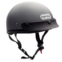 MMG Half Open Face Helmet Motorcycle Cruiser