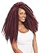 Janet Collection Afro Twist Marley Braid Crochet Hair 4 Pack (#1B)