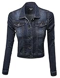 Awesome21 Women's Nice Stone wash Trucker Denim Jackets