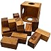 Soma Cube Puzzle Wooden with 50 Playing Cards 3D Brain Teaser in a Large Size