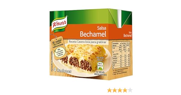 Knorr - Salsa bechamel - 500 ml: Amazon.es: Alimentación y bebidas