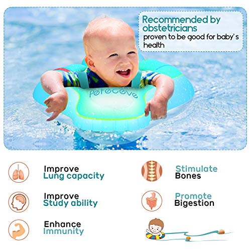 image for PEFECEVE Baby Inflatable Swimming Pool Float - 2019 Upgrade Safety App