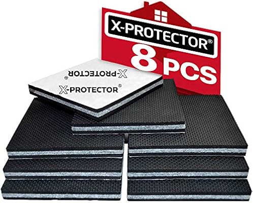 Non Slip Furniture Pads X Protector Premium 8 Pcs 4 Furniture