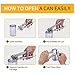 Kebley Stainless Steel Can Opener Manual Food-safe Good Gripswith Built-in Bottle Opener