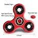 Merktor Tri-Spinner Fidget Toy With Premium Hybrid Ceramic Bearing - durable High Performance Bearing for Killing Time (red)