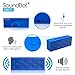SoundBot SB571 Bluetooth Wireless Speaker for 12 hrs Music Streaming & Hands-Free Calling w/ 6W + 6W 40mm Driver Speakerphone, Built-in Mic, 3.5mm Audio Port, Rechargeable Battery for Indoor & Outdoor Use