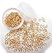 ALL in ONE 15 Gram/300pcs 4mm Gold Plated Open Jump Ring with 5 Gram Storage Box