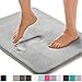 GORILLA GRIP Original Thick Memory Foam Bath Rug, 30x20, Cushioned Soft Floor Mats, Absorbent Premium Bathroom Mat Rugs Rugs, Machine Washable, Luxury Plush Comfortable Carpet for Bath Room, Dark Gray