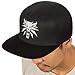 JINX The Witcher 3 White Wolf Medallion Snapback Baseball Hat, Black, One Size