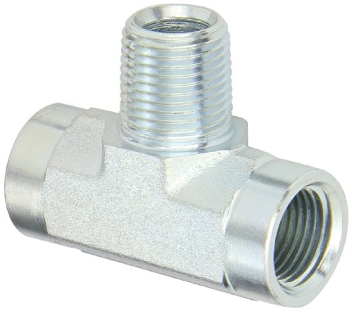 Eaton Aeroquip 2091-8-8S Steel Pipe Fitting, Branch Tee, 1/2" NPT Female x NPT Female x NPT Male