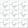 Carbon-Steel-Hooks-Extra-Sharp-Black-Barb-Fishhooks-11-Sizes