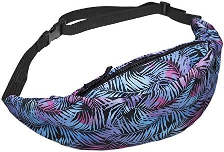 WHO CARES 3D Colorful Printing Hiking Fanny Packs Girls Waist Bag for Men Money Belt Travelling Mobile Phone Bag
