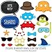 Big Dot of Happiness Under The Sea Critters - Birthday Party or Baby Shower Photo Booth Props Kit - 20 Count