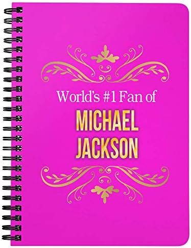 World's #1 Fan of Michael Jackson Spiral Notebook Journal Diary: Michael Jackson Merchandise 5"x7" 150 Page Spiral Notebook Journal Diary for Fans of Michael Jackson!