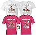 Birthday Boy Birthday Girl Custom Funny Character Birthday Custom Matching Shirts 4T
