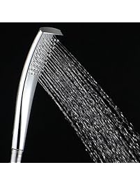 Esnbia High Pressure Handheld Shower Head Water Saving Lightweight Showerhead Single Function ABS Chrome Finish