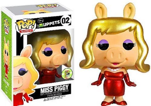 Funko POP! Muppets 2013 SDCC San Diego Comic-Con Exclusive Vinyl Figure Miss Piggy [Metallic]
