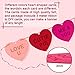 Whaline Valentine's Day Felt Heart Garland Banner for Indoor Outdoor Wedding Engagement Anniversary Party Favor(9.8 feet)