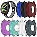 RuenTech Compatible with Samsung Gear Sport Case Cover,Soft Silicone Protective Case Frame Shock Resistant Cover Case Compatible for Gear Sport R600 Smartwatch (7-Pack)