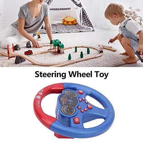 Janzoom Fake Steering Wheel, Sound and Light Effect Exercise Motor