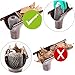 Gutter Screen Gutter Strainer | Leaf Strainer Down Spout Strainers Downspout Strainer Gutter Leaf Strainer Gutter Spout Strainer Gutter Spout Cover Aluminium Strainer 3 Inch Pack of 4 by NAMS