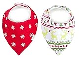 Ziggy Baby Bandana Bibs for Teething Drool, 2 Pack 