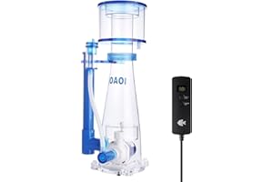 IOAOI In Sump Protein Skimmers for Saltwater Aquariums up to 100 Gallons Fish Tank, DC Pump with Controller