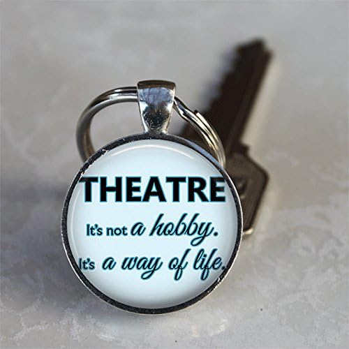 Theatre is a way of life Pendant Necklace or Keychain