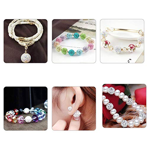 4 Pandahall+Shamballa+Polymer+Rhinestone+Jewelry