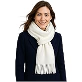 WARMIKUNA Handmade Wool Blend Cashmere Shawl, Winter Scarf for Women – Elegant and Warm Design