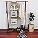 StorageWorks 6-Shelf Hanging Dresser, Foldable Closet Hanging Shelves with 2 Magic Drawers & 1 Underwear/Socks Drawer, 42.5