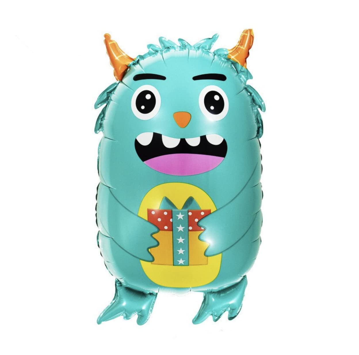 Blue Monster Foil Balloon, 65cm (2 pack) — image 1