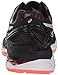ASICS Women's Gel Kayano 22 Running Shoe, Black/Flash Coral/White, 6 M US