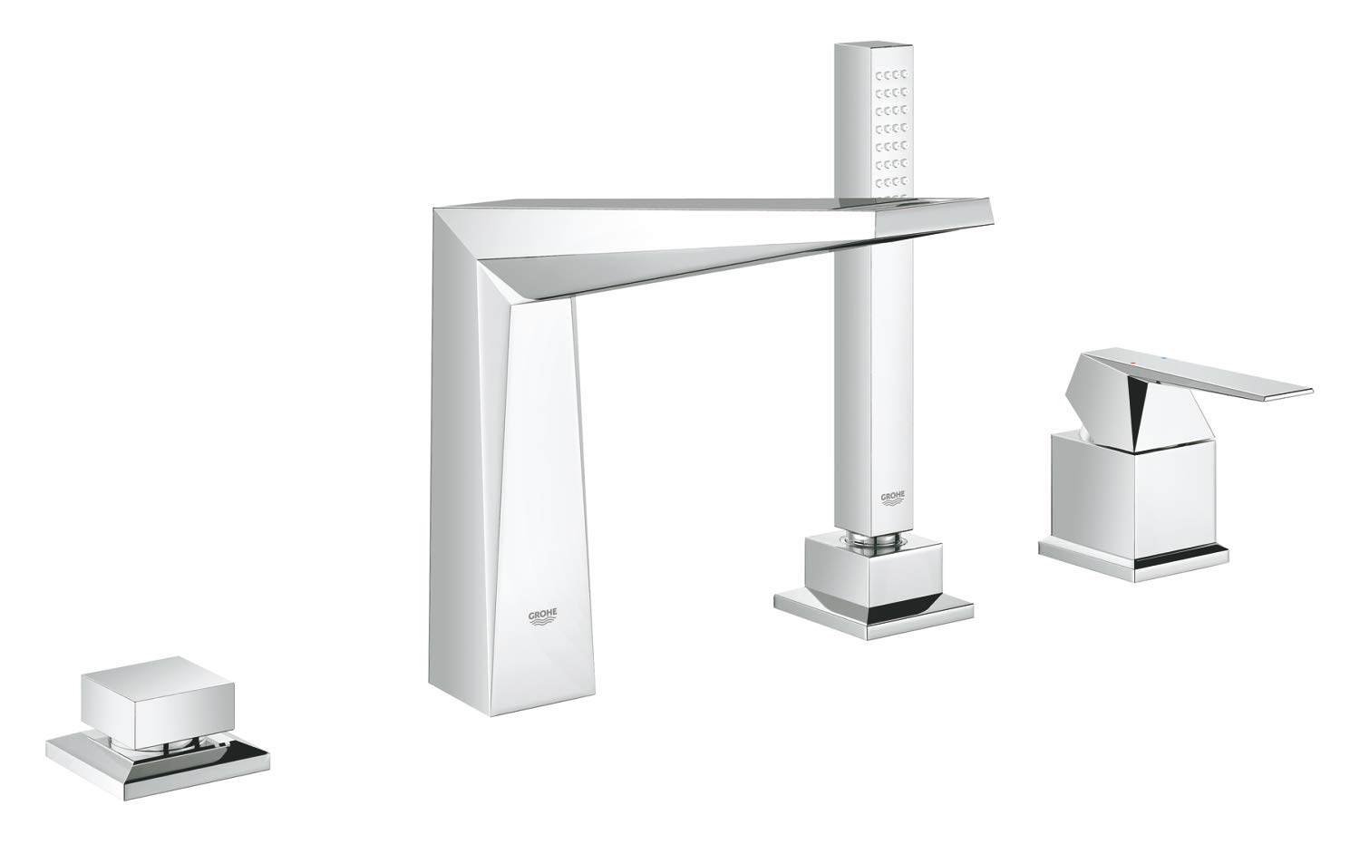 Grohe 19 787 1 Allure Brilliant Deck Mounted Roman Tub Faucet With