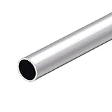 uxcell 6063 Aluminum Round Tube, 300mm Length 20mm