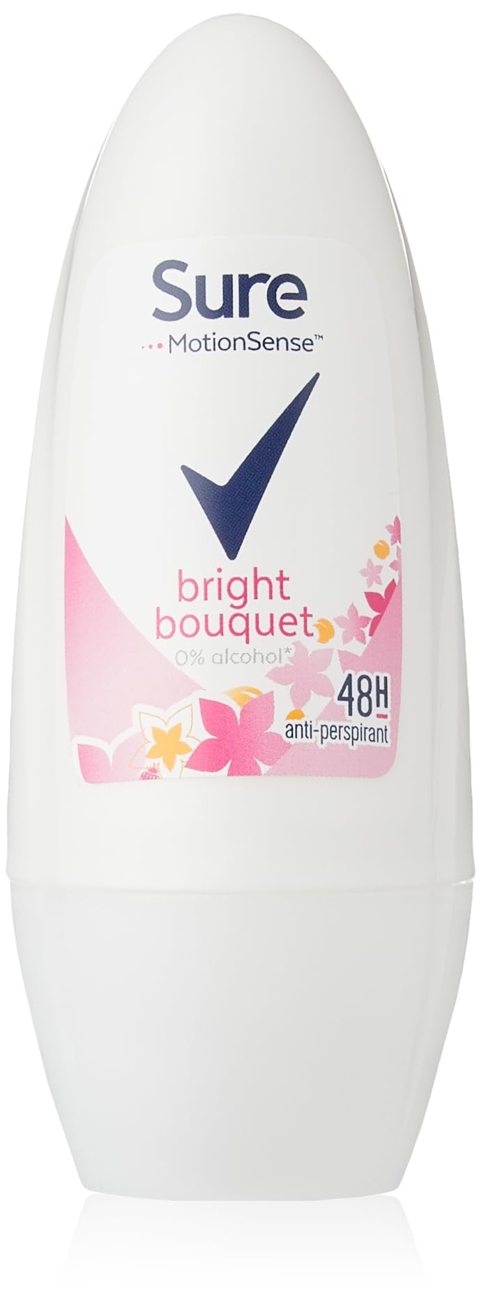 Sure Bright Bouquet Antiperspirant Roll On deodorant for women for 48-hour sweat and odour protection 6x 50 ml